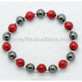 Bracelet Coral Coral Hematite